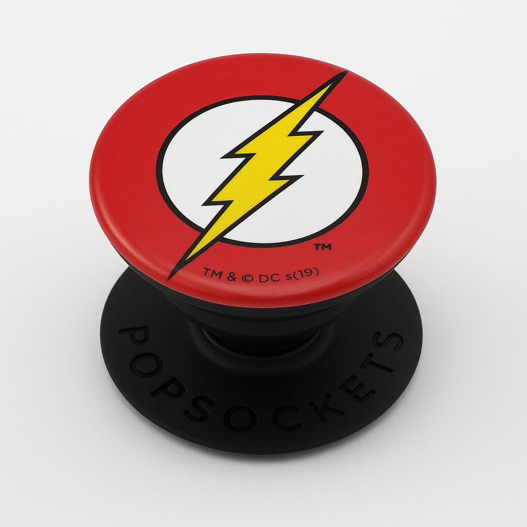 The Flash Lightning Bolt Logo Popsockets Popgrip: Swappable Grip For Phones & Tablets