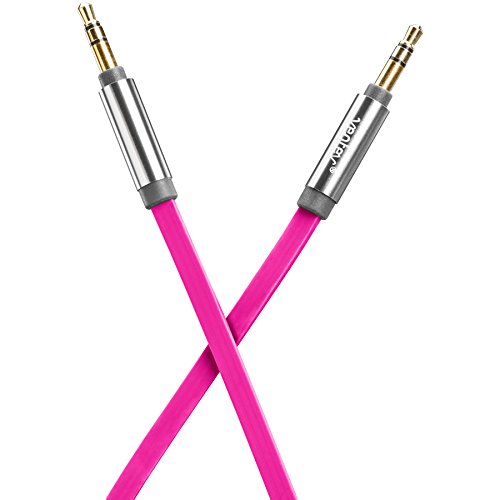 Ventev Auxcable, 4' Data Cable For Aux Port Compatible Devices - Retail Packaging - Pink