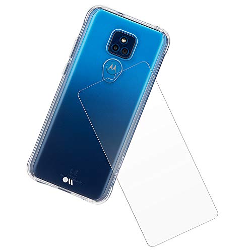 Case-Mate Tough Case & Screen Protector For Motorola G Play (2021) - Clear