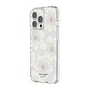 Kate Spade New York Protective Hardshell Case For Iphone 13 Pro - Hollyhock Floral Clear