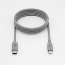 Puregear Braided Usb C To Lightning Cable, Apple Mfi Certified Charging Data Sync Cable Support Power Delivery & Type C Chargers For Iphone 14,14 Pro,13,13 Pro,13 Pro Max,12,11,Se,Ipad, Gray-10 Ft
