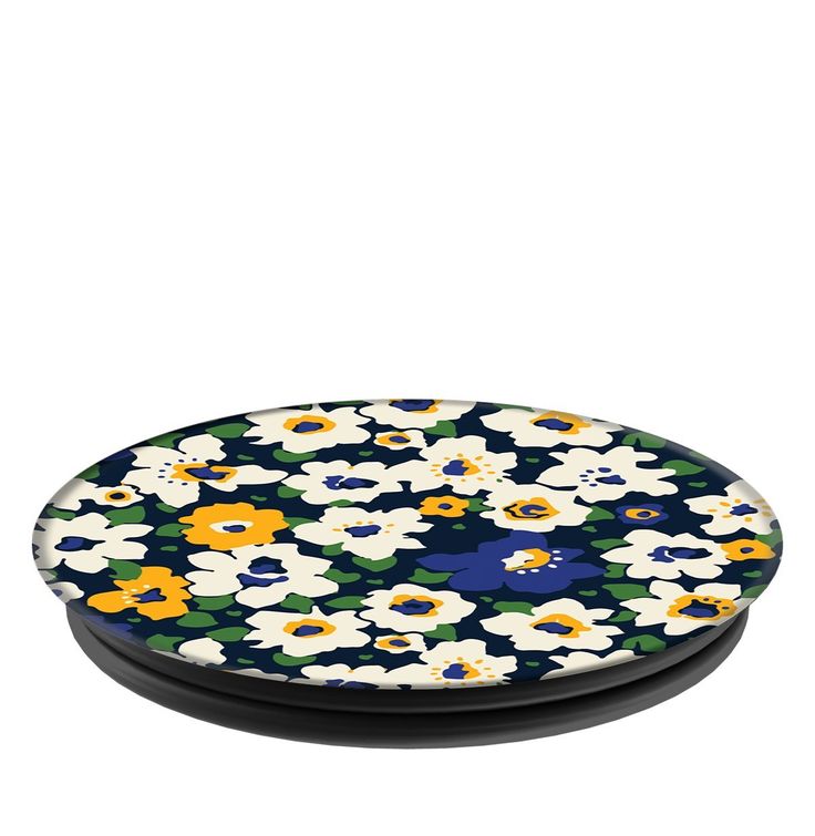 Hippy Bus - Hippy Flower Print Popsockets Popgrip: Swappable Grip For Phones & Tablets