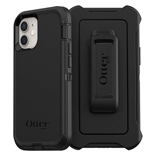 Otterbox Defender Series Case & Holster For Apple Iphone 12 Mini - Black