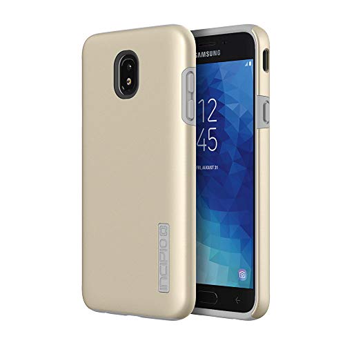 Incipio Dualpro Case Compatible With Samsung Galaxy J7/J7 V/J7 Star - Iridescent Champagne/Gray