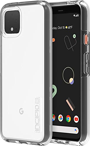 Incipio Dualpro Case For Google Pixel 4 - Google Certified Protective Cover (Clear) [Extremely Rugged I Shock Absorbing I Hybrid] - Gg-083-Clr