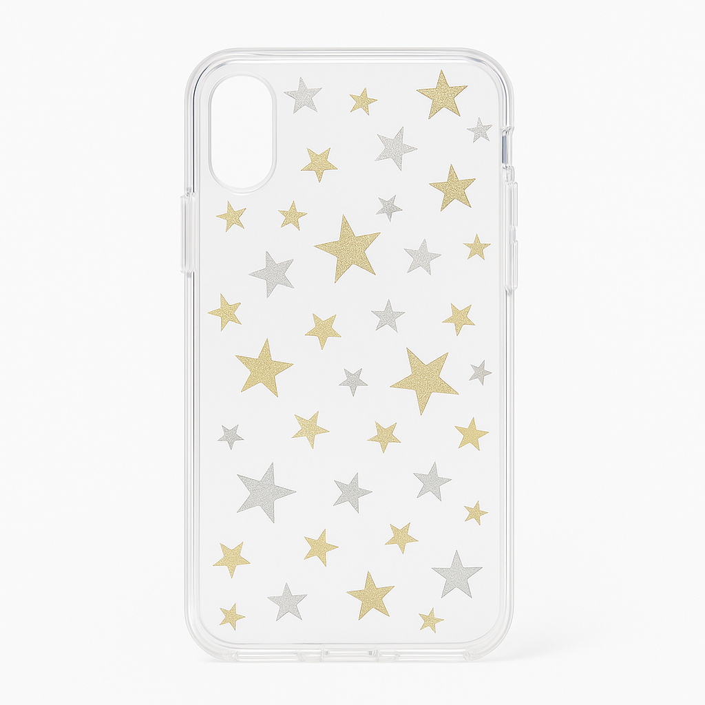 Incipio Apple Iphone X Kate Spade New York Protective Hard-Shell Case - Stars Clear/Gold/Silver