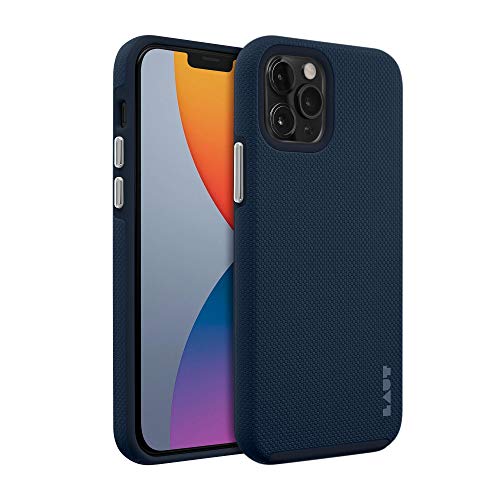 Laut - Shield Case Compatible With Iphone 12 Pro Max |Ultra Durable Double Layer | 13ft./4m Impact Protection| Easy-Grip Casing • Indigo