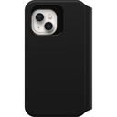 Otterbox Strada Series Via Iphone 13 Case In Black Night - Mens/Womens Wallet Phone Case, Flip Cover Magnetic Closure With Pocket For Credit Card