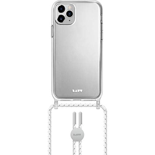 Laut - Crystal-X Necklace Case For The Iphone 12 Pro Max | Impact Protection Up To 13 Feet / 4 Metres | Adjustable Cord | Crystal Clear Design - Ultra Black
