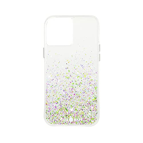 Case-Mate - Twinkle Ombre - Case For Iphone 12 And Iphone 12 Pro (5g) - 10 Ft Drop Protection - 6.1 Inch - Confetti Crystal Clear