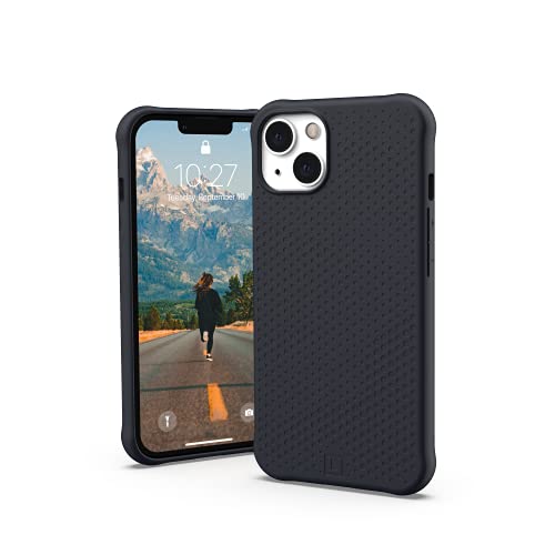 Urban Armor Gear [U By Uag Designed For Iphone 13 Case Black Dot Slim Fit Lightweight Stylish Pattern Impact Resistant Antimicrobial Protective Phone Cover, [6.1 Inch Screen]