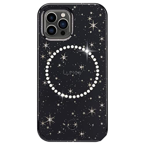 Lumee - Halo - Lighted Selfie Case For Iphone 13 Pro Max - Built-In Adjustable Led Lighting - 6.7 Inch - Stars & Gems