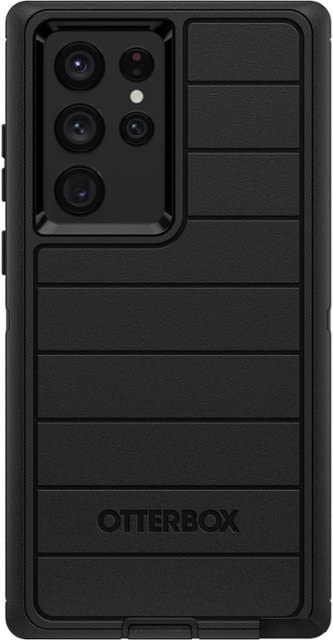 Otterbox Defender Pro Case & Belt Clip/Stand For Samsung Galaxy S22 Ultra (Not S22 Or Plus Or Other Models) (Black)