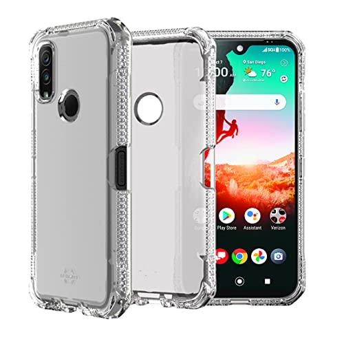 Itskins Spectrum // Clear For Kyocera Durasport 5g, Protective Phone Case, Anti-Yellowing, Shockproof Cover, And Military Grade Phone Case - Transparent