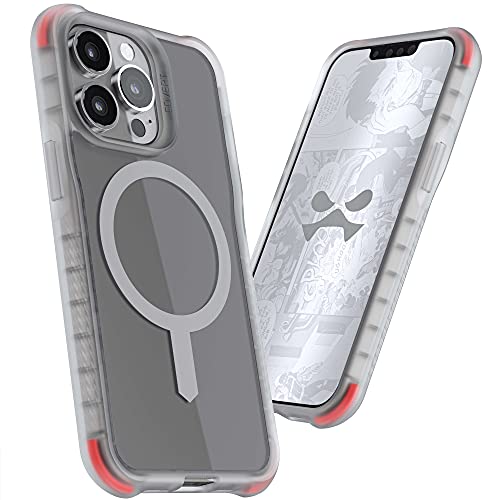 Ghostek Covert Iphone 13 Pro Case Clear With Magsafe And Anti-Yellowing Coating Slim Lightweight Cover Supports Mag Safe Accessories Designed For 2021 Apple Iphone 13pro 5g (6.1inch) (Clear Starlight)