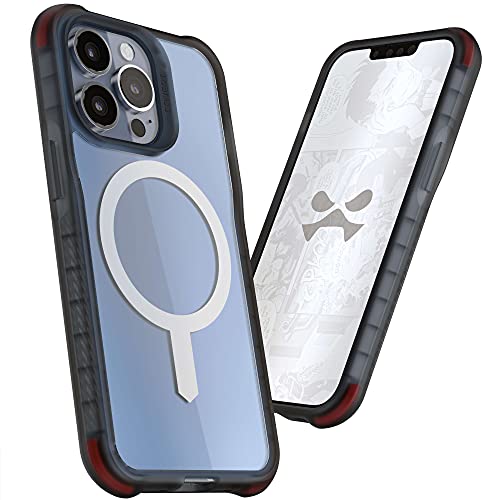 Ghostek Covert Clear Case Iphone 13 Pro With Magsafe Built-In And Durable Drop Protection Premium Cover Supports Mag Safe Accessories Designed For 2021 Apple Iphone13 Pro (6.1inch) (Midnight Graphite)