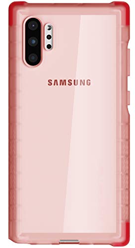 Ghostek Covert Clear Galaxy Note 10 Plus Case With Super Slim Thin Design And Grip Shockproof Heavy Duty Protection And Wireless Charging Compatible For 2019 Galaxy Note10+ 5g (6.8 Inch) - (Pink)