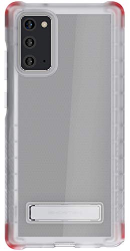 Ghostek Covert Galaxy Note 20 Clear Case With Kickstand And Secure Hand Grip Bumper Super Thin Slim Fit Design And Wireless Charging Compatible Cover For 2020 Galaxy Note20 5g (6.7 Inch) - (Clear)