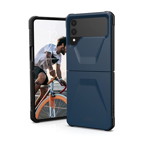Urban Armor Gear Uag Designed For Samsung Galaxy Z Flip3 5g (2021) Case Civilian Sleek Ultra-Thin Shock-Absorbent Protective Cover, Mallard
