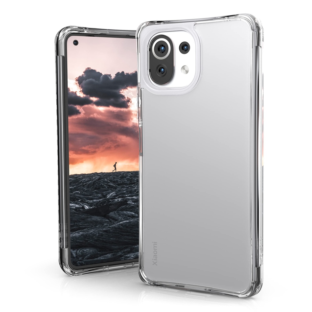 URBAN ARMOR GEAR UAG Designed for Xiaomi Mi 11 Lite 4G / Mi 11 Lite 5G / Mi 11 Lite 5G NE Case [6.5-inch Screen] Rugged Lightweight Slim Shockproof Transparent Plyo Protective Cover, Ice