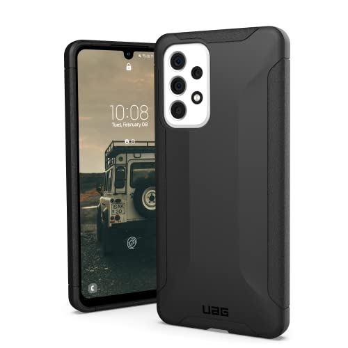 Urban Armor Gear Uag Designed For Samsung Galaxy A33 5g (Sm-A3360) Case 6.4" Scout Rugged Sleek Shockproof Lightweight Antimicrobial Military Drop Tested Protective Cover, Black