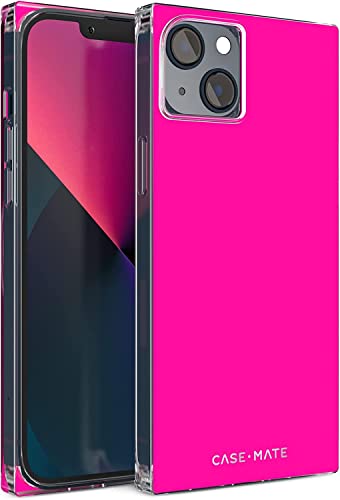 Case-Mate Blox Iphone 14 Plus Case - Neon Watermelon [10ft Drop Protection] [Compatible With Magsafe] Magnetic Cover With Edges For Iphone 14 Plus 6.7", Anti-Scratch, Shockproof, Slim Fit