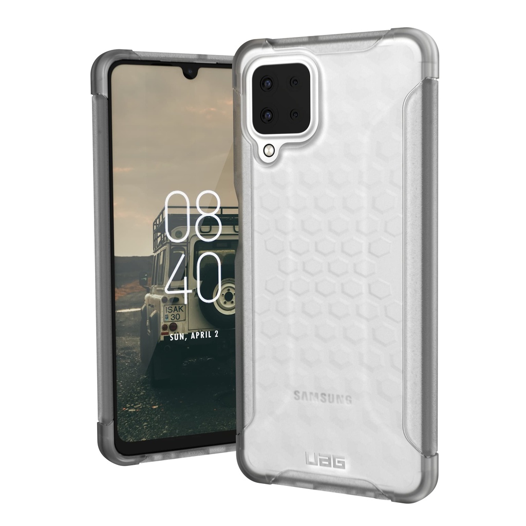 URBAN ARMOR GEAR UAG Designed for Samsung Galaxy A22 4G (SM-A225F/DSN) Case [6.4-inch scren] Scout Rugged Sleek Shockproof Lightweight Military Drop Tested Protective Cover, Frosted Ice