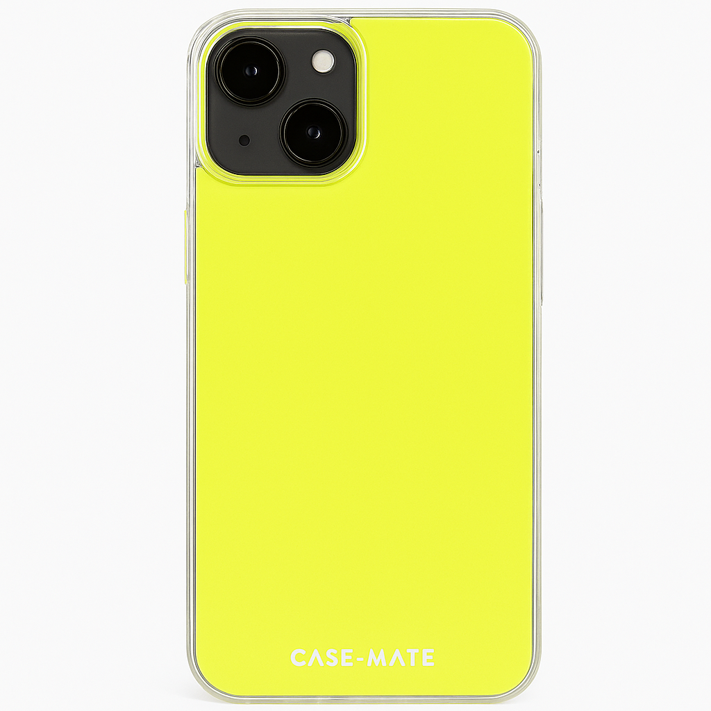 Case-Mate Blox Iphone 14 Plus Case - Neon Lemon [10ft Drop Protection] [Compatible With Magsafe] Magnetic Bumper Cover With Edges For Iphone 14 Plus 6.7", Anti-Scratch, Shockproof, Slim