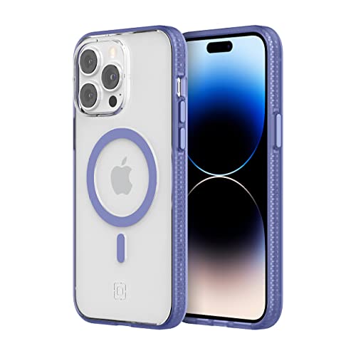 Incipio Idol For Magsafe Series Case For Iphone 14 Pro Max, Minimalist And Sustainable Protection - Misty Lavender/Clear (Iph-2031-Mlc)