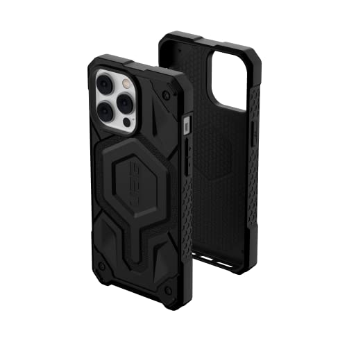 Urban Armor Gear Uag Designed For Iphone 14 Pro Max Case Black 6.7" Monarch Pro Build-In Magnet Compatible With Magsafe Charging Rugged Shockproof Dropproof Premium Protective Cover