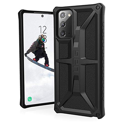Urban Armor Gear Uag Compatible With Samsung Galaxy Note20 5g Case [6.7-Inch Screen] Rugged Lightweight Slim Shockproof Monarch Protective Cover, Black