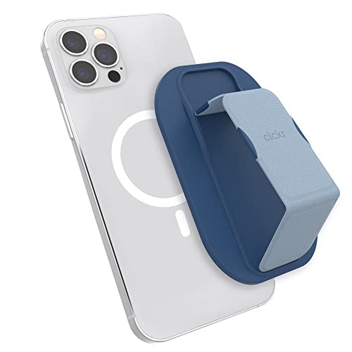 Clckr For Magsafe Phone Grip For Magsafe Kickstand For Mag Safe Finger Loop, 3-In1 Phone Ring Holder Strap For Mag Safe Iphone 17/16/15/14/13/12 Series – Blue