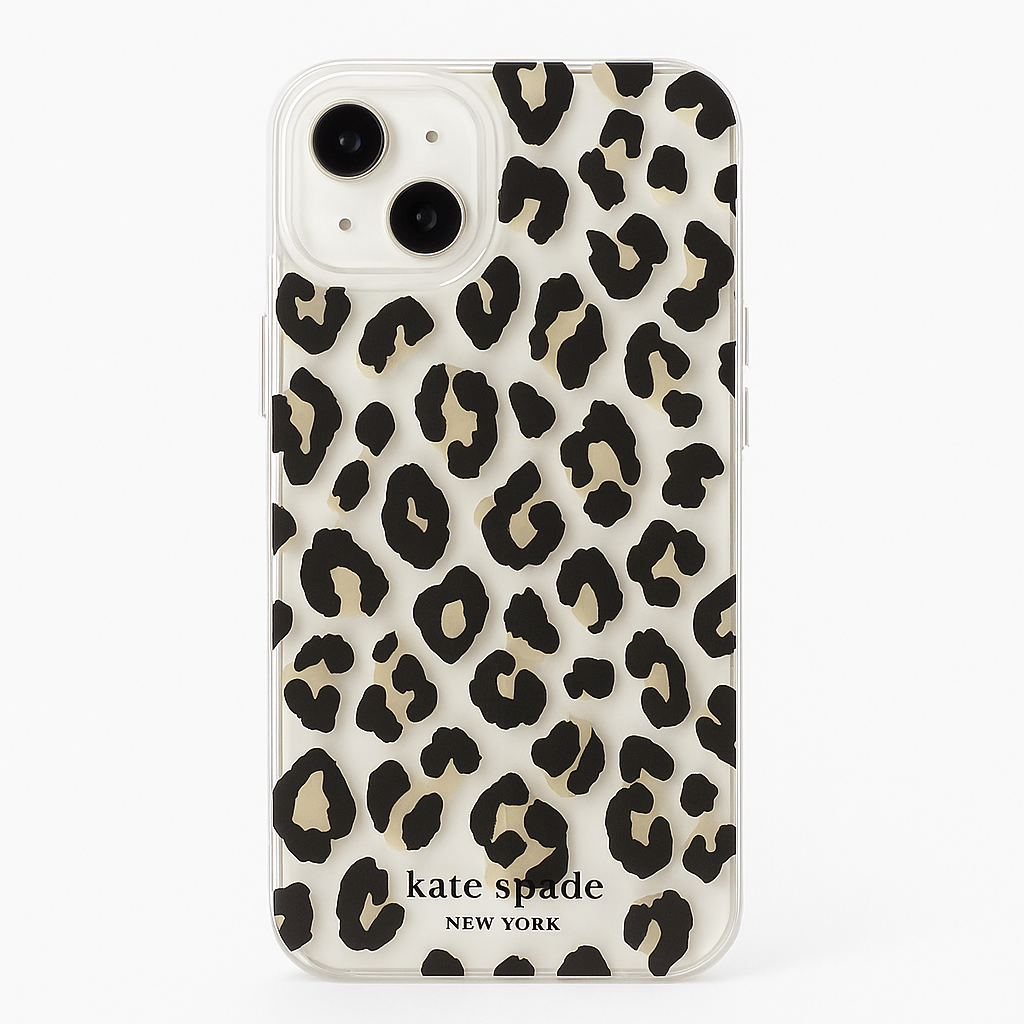 Kate Spade New York Protective Hardshell Case Compatible With Magsafe For Apple Iphone 14 Plus - City Leopard Black [Ksiph-236-Ctlb]