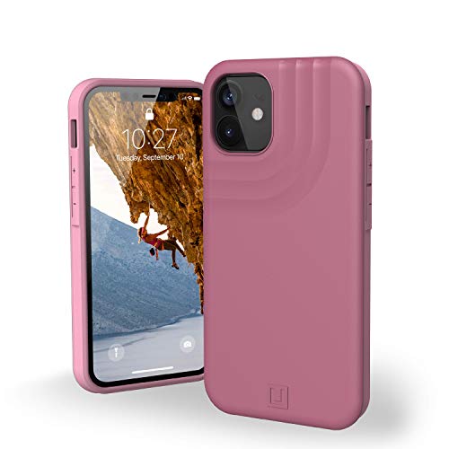 Urban Armor Gear [U] By Uag Designed For Iphone 12 Mini Case [5.4-Inch Screen] Anchor Shock Absorbing Slim Fit Sleek Stylish Protective Phone Cover, Matte Dusty Rose