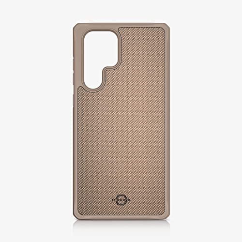 Itskins Hybrid Ballistic Protective Phone Case Compatible With Galaxy S22 Ultra 5g, Slim Hybrid Case, Anti-Slip, Heavy Duty Shockproof Cover, Military Phone Case | Sand