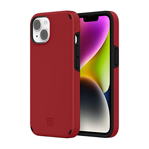 Incipio Duo For Magsafe Series Case For Iphone 14, 12-Ft. (3.7m) Drop Defense - Scarlet Red/Black (Iph-2036-Scrb)