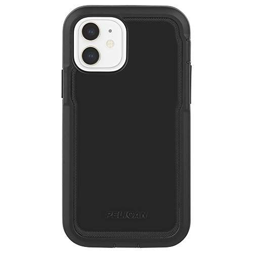 Pelican - Voyager Series - Case For Iphone 12 Mini (5g) - Military Drop Protection - Holster - 5.4 Inch - Black
