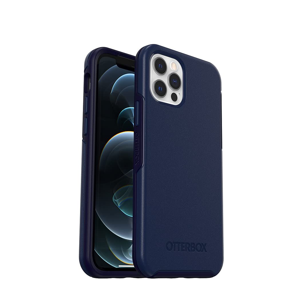 Otterbox Symmetry+ Case For Iphone 12 Pro Max With Magsafe, Shockproof, Drop Proof, Protective Thin Case, 3x Tested To Military Standard, Blue