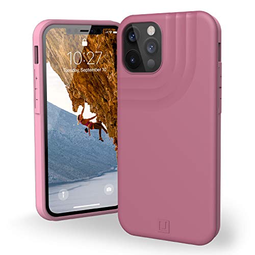 Urban Armor Gear [U] By Uag Designed For Iphone 12 Case/Iphone 12 Pro Case [6.1-Inch Screen] Anchor Shock Absorbing Slim Fit Sleek Stylish Protective Phone Cover, Matte Dusty Rose