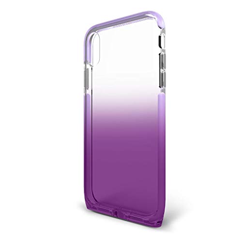 Bodyguardz - Harmony Case For Apple Iphone Xs Max (Clear/Purple), Extreme Impact And Scratch Protection For Iphone Xs Max (Amethyst)