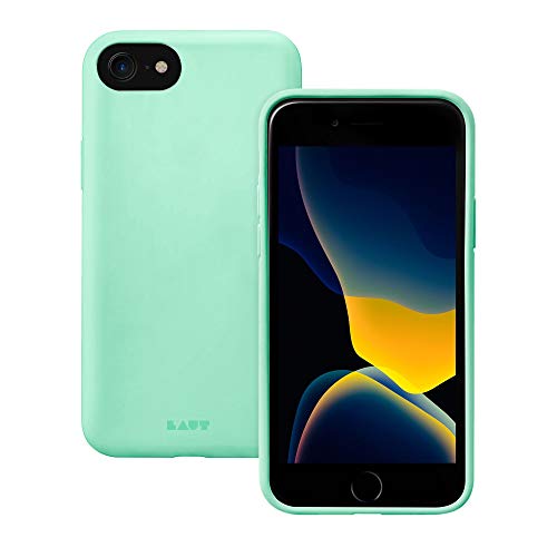 LAUT | HUEX PASTELS CASE FOR IPHONE SE 2020 / IPHONE 8/7/6 | REFRESHING PASTEL COLORS | EASY TO SNAP ON & OFF | QI WIRELESS CHARGER COMPATIBLE • SPEARMINT