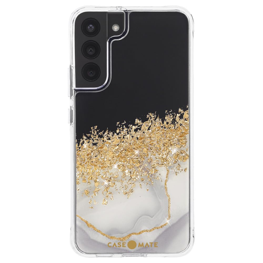 Case-Mate - Karat Marble - Case For Samsung Galaxy S22 Plus - 10 Ft Drop Protection - 6.6 Inch - Karat Marble