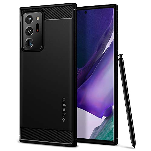 Spigen Rugged Armor Designed For Samsung Galaxy Note 20 Ultra 5g Case (2020) - Matte Black