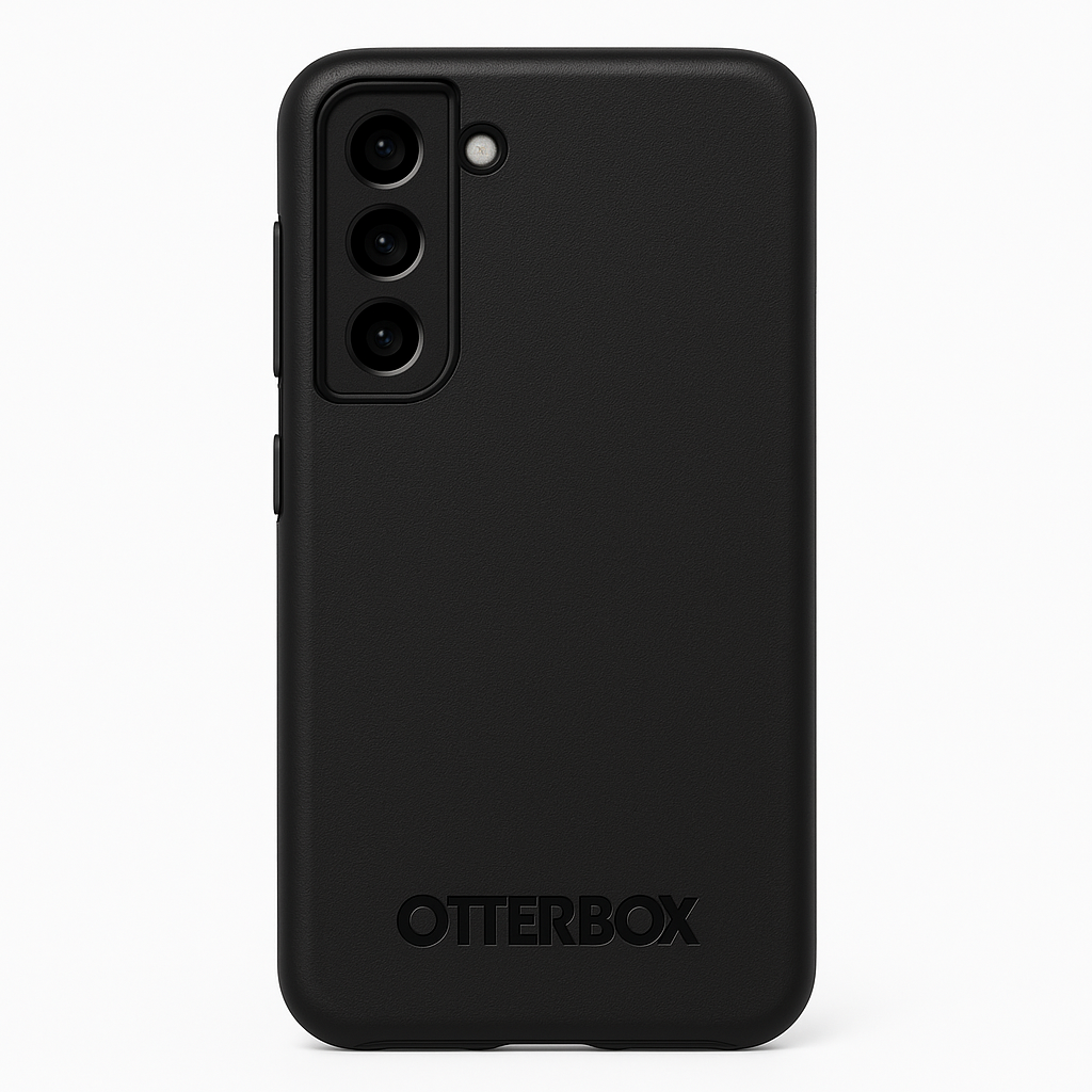 Otterbox Galaxy S22 Symmetry Series Case - Black, Ultra-Sleek, Wireless Charging Compatible, Raised Edges Protect Camera & Screen