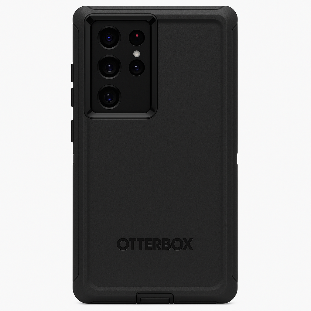 Otterbox Defender Rugged Carrying Case Holster For Samsung Galaxy S22 Smartphone, Black