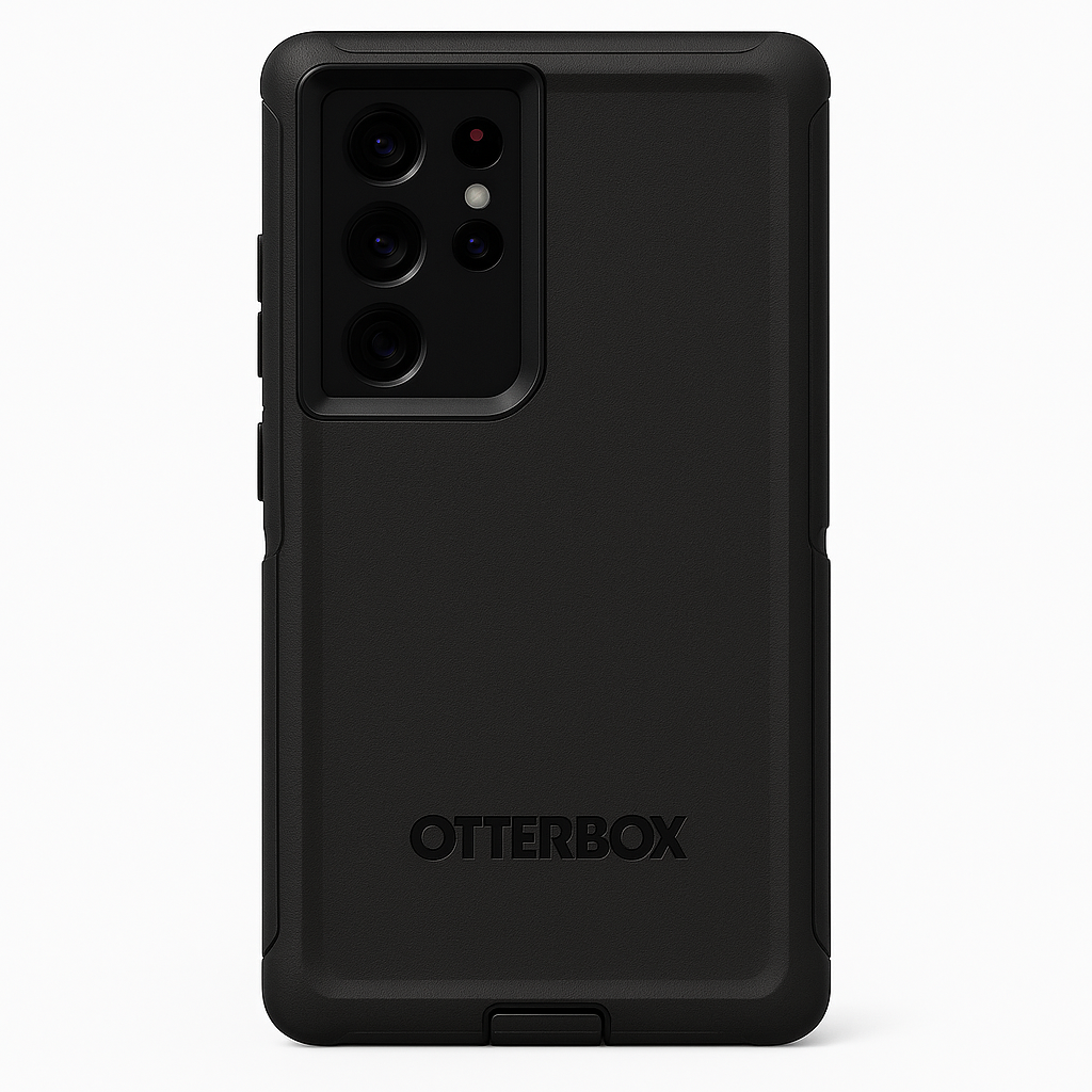 Otterbox Defender Rugged Carrying Case Holster For Samsung Galaxy S22 Smartphone, Black