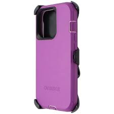 Otterbox Iphone 13 Pro (Only) Defender Series Case - Happy Purple, Rugged & Durable, With Port Protection, Includes Holster Clip Kickstand