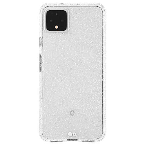 Case-Mate - Google Pixel 4 Case - Sheer Crystal - Protective Design - Crystal Clear