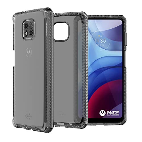 ITSKINS SPECTRUM CLEAR PROTECTIVE PHONE CASE FOR MOTO G POWER (2021) - SMOKE