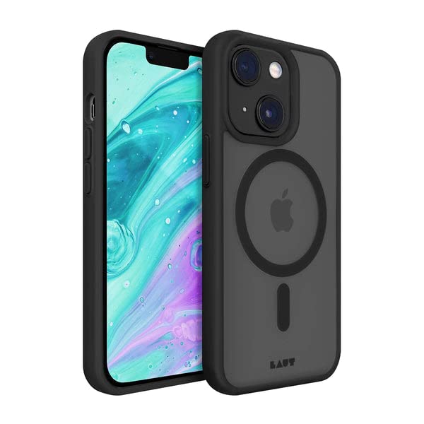 Laut - Huex Protect Case Compatible With Magsafe For Iphone 14 (6.1") - Black